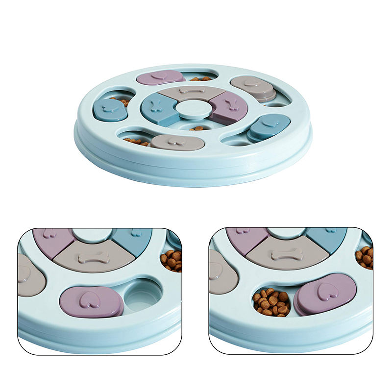 Puzzled Interactive Feeding Bowl for Dogs