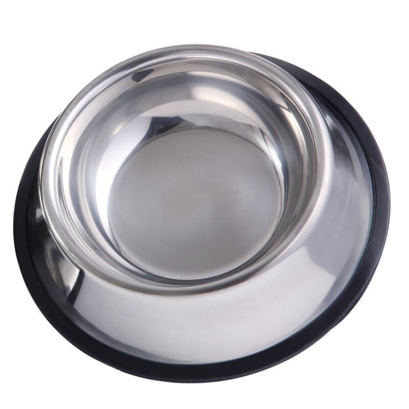 Pet Stainless Steel Bowl with Anti-Slip Pad